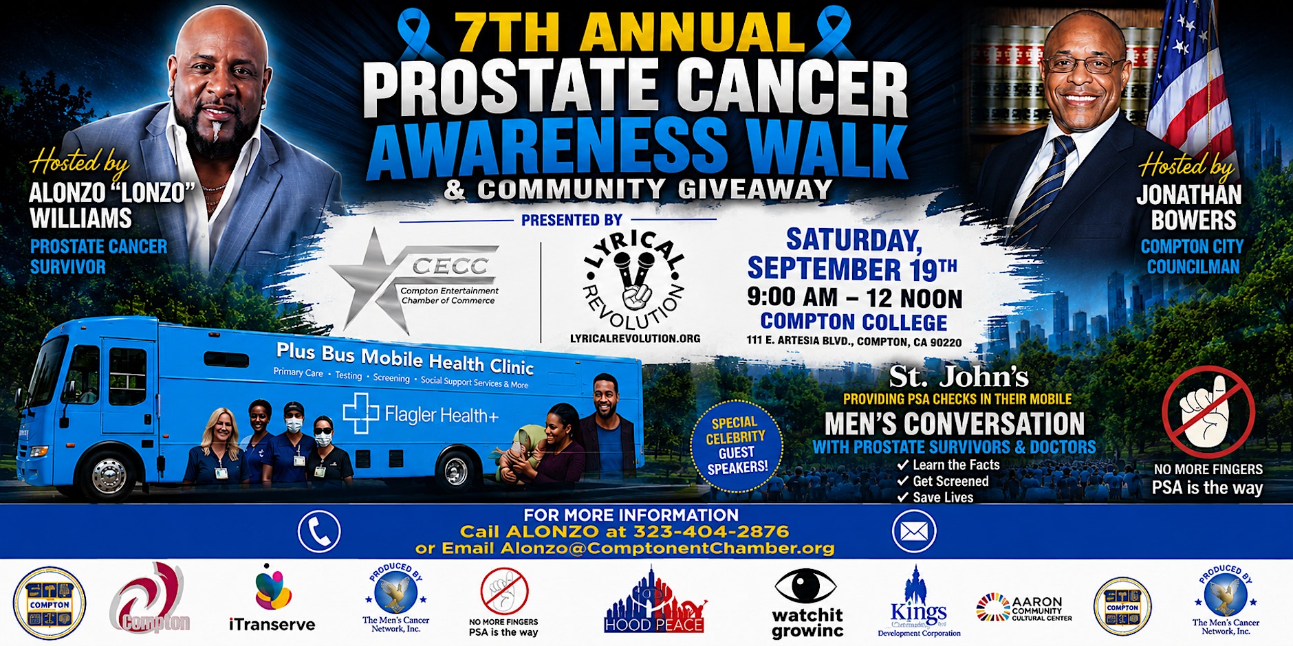 7th Annual Prostate Cancer Awareness Walk and Community Giveaway
