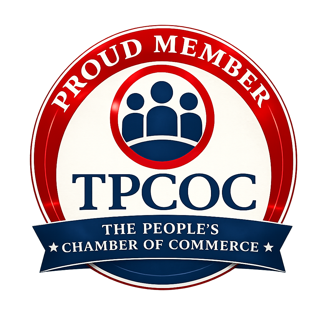 The People's Chamber of Commerce badge